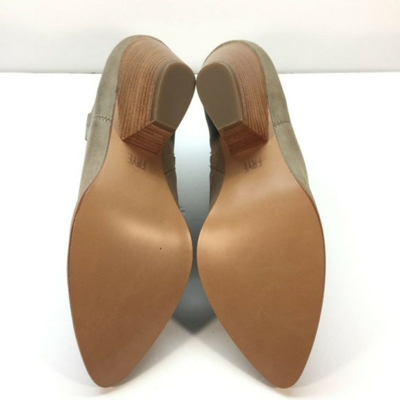 FRYE Women's Reina Leather Ankle Booties Size 10 - Picture 7 of 8